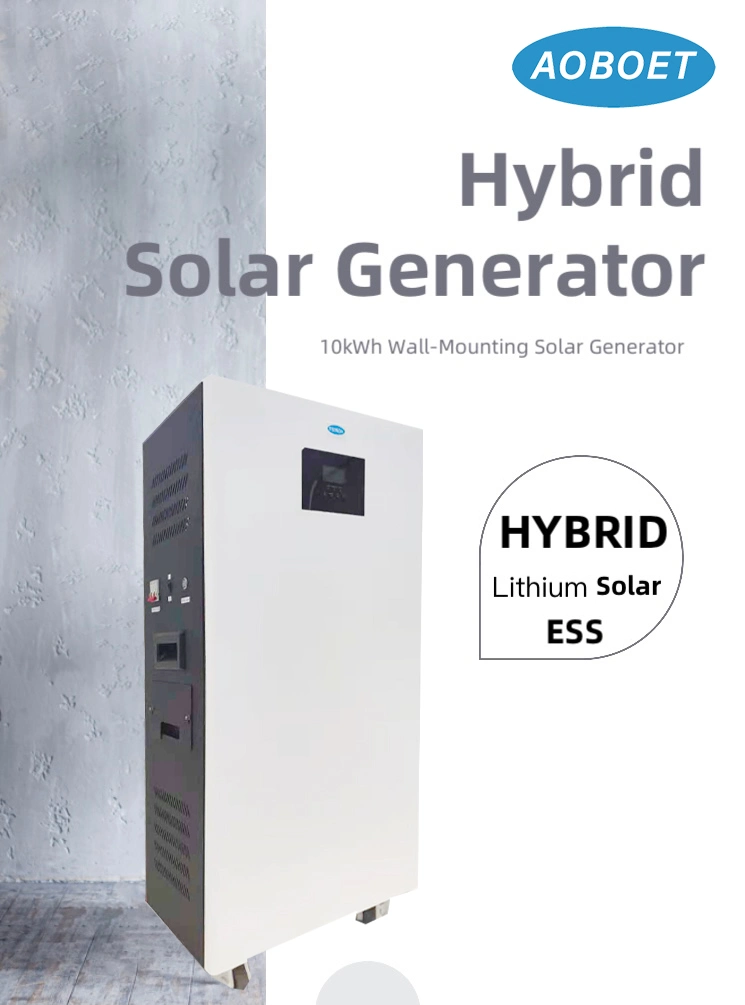 10kwh /5kw on Grid Hybrid All in One Solar Power System /Hybrid Lithium Ess.